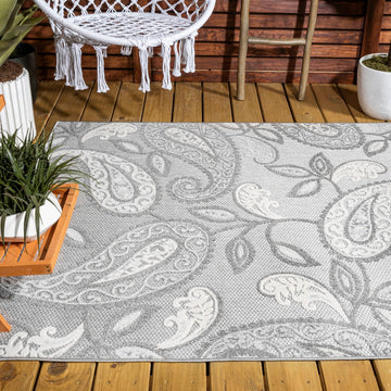 Julien Paisley High-low Indoor/outdoor Area Rug